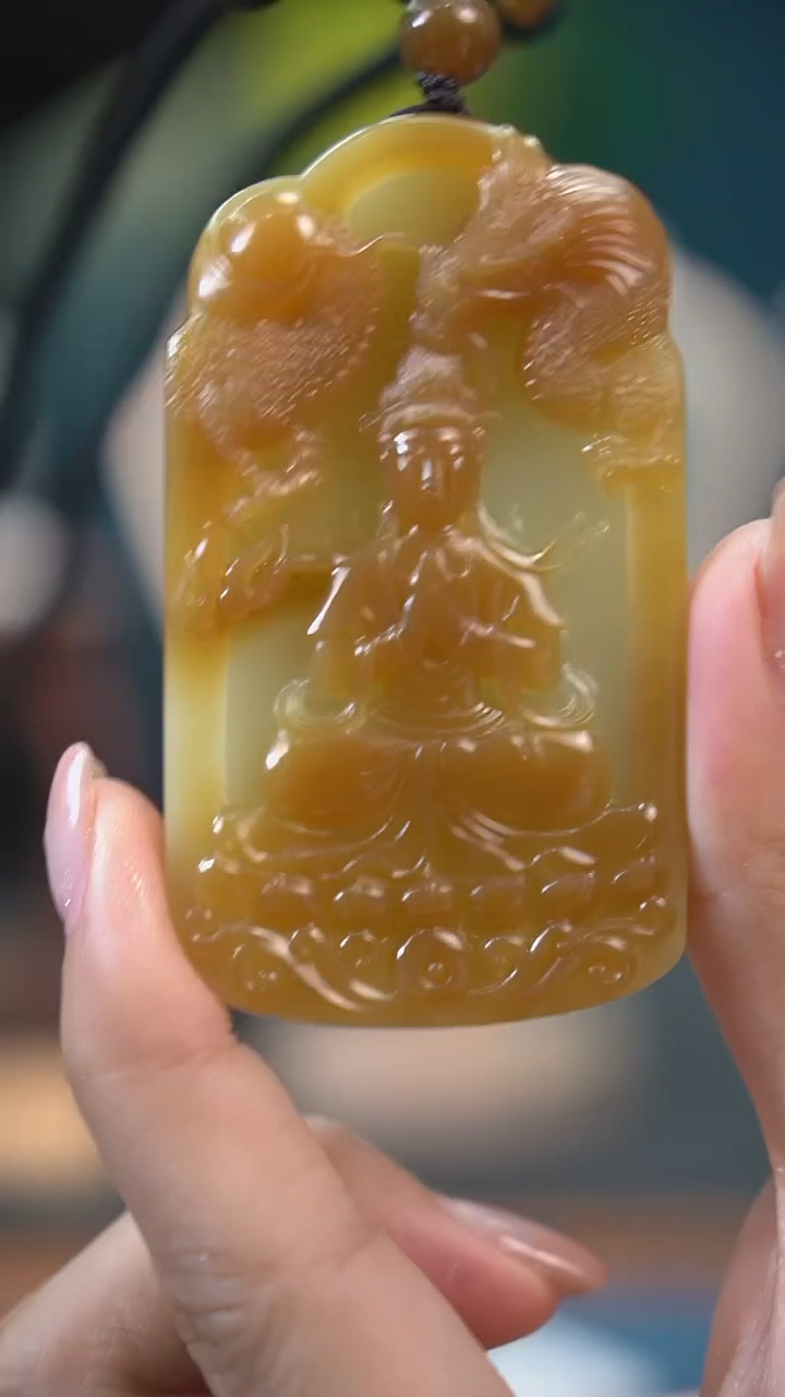 【闪购商品】和田玉吊坠(不含链)未镶嵌观音