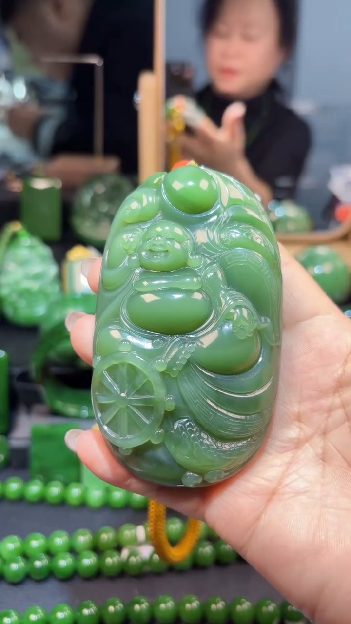 【闪购商品】和田玉（碧玉）把件未镶嵌1