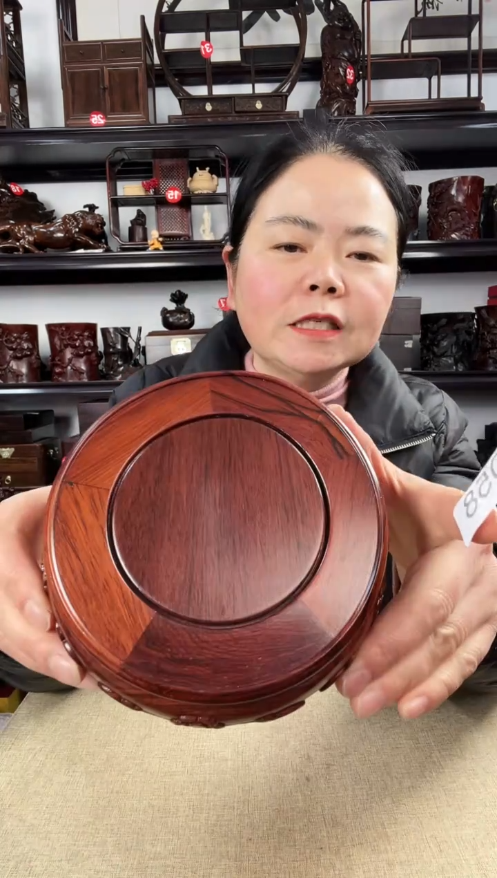 木老李红木工艺品58瑕疵
