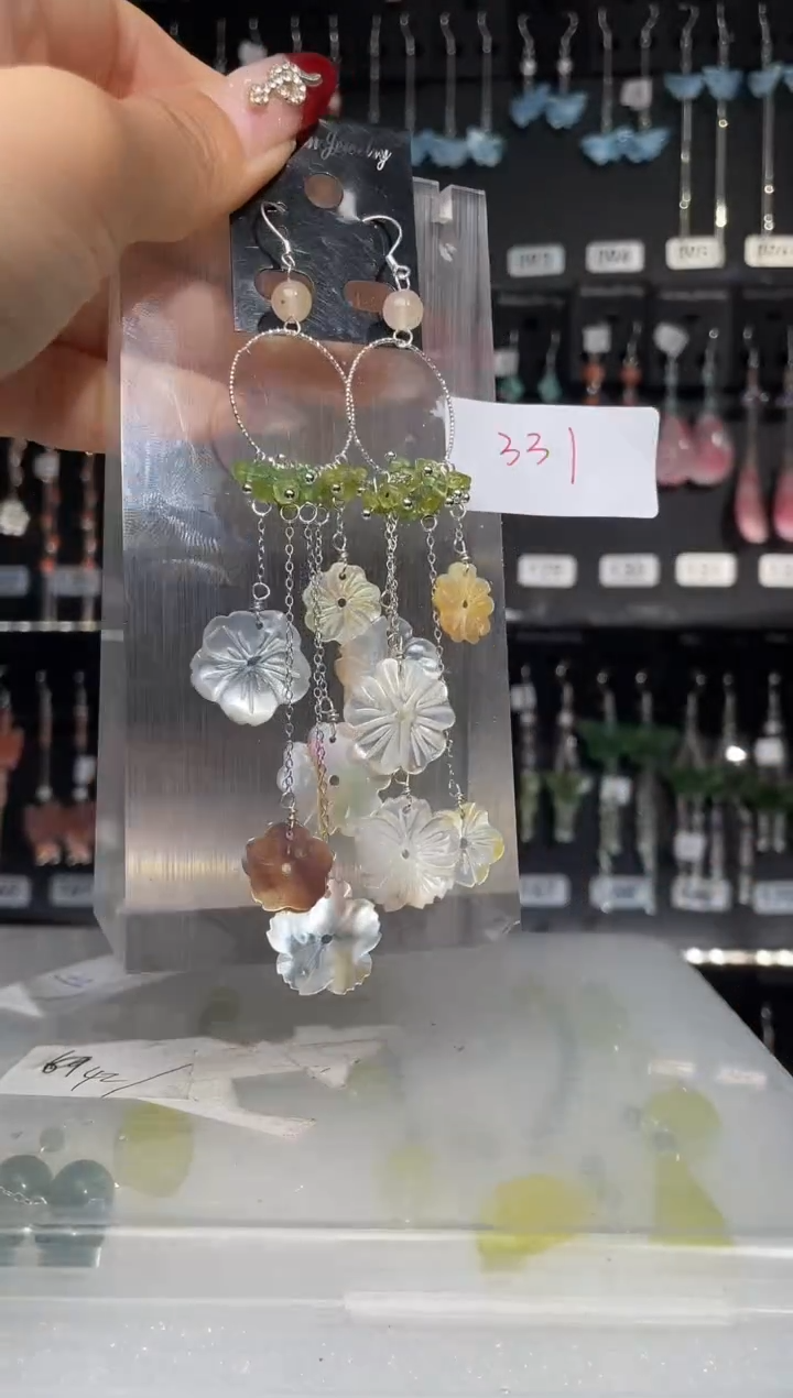 【闪购商品】紫晶耳饰银S925镶嵌喜欢拍