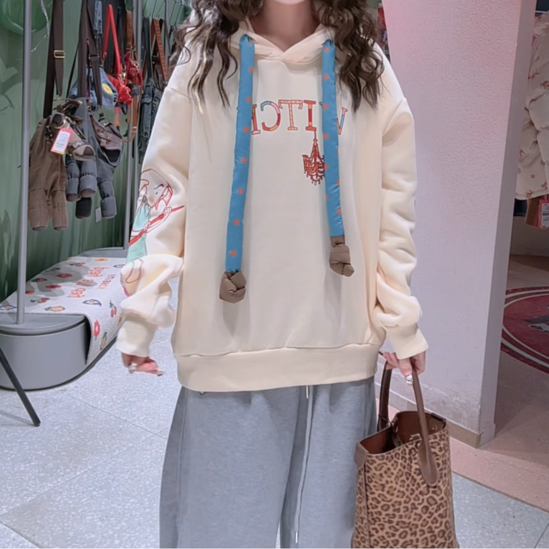 妖精的口袋25冬季新款卫衣休闲可爱25403043