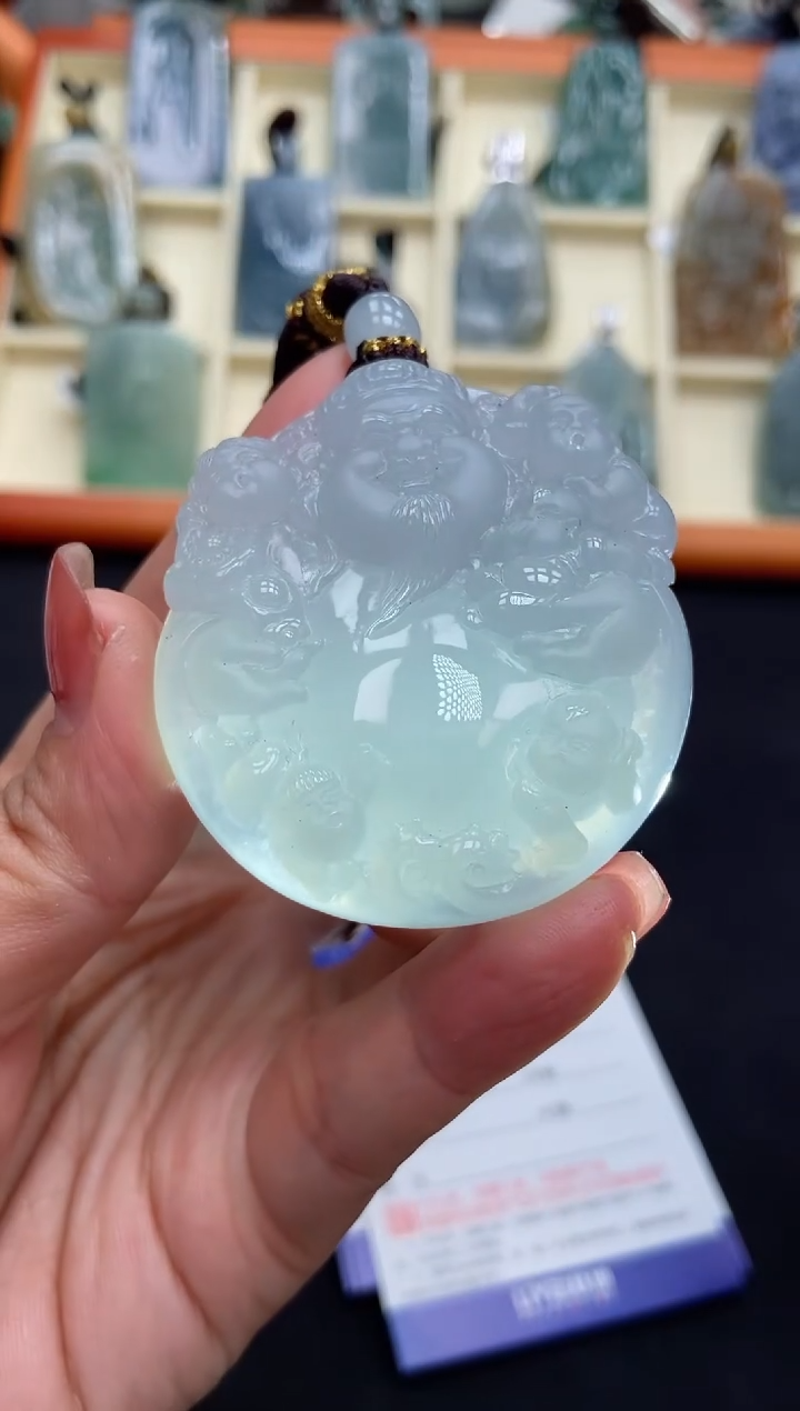 【闪购商品】翡翠颈饰未镶嵌缅甸天然翡翠