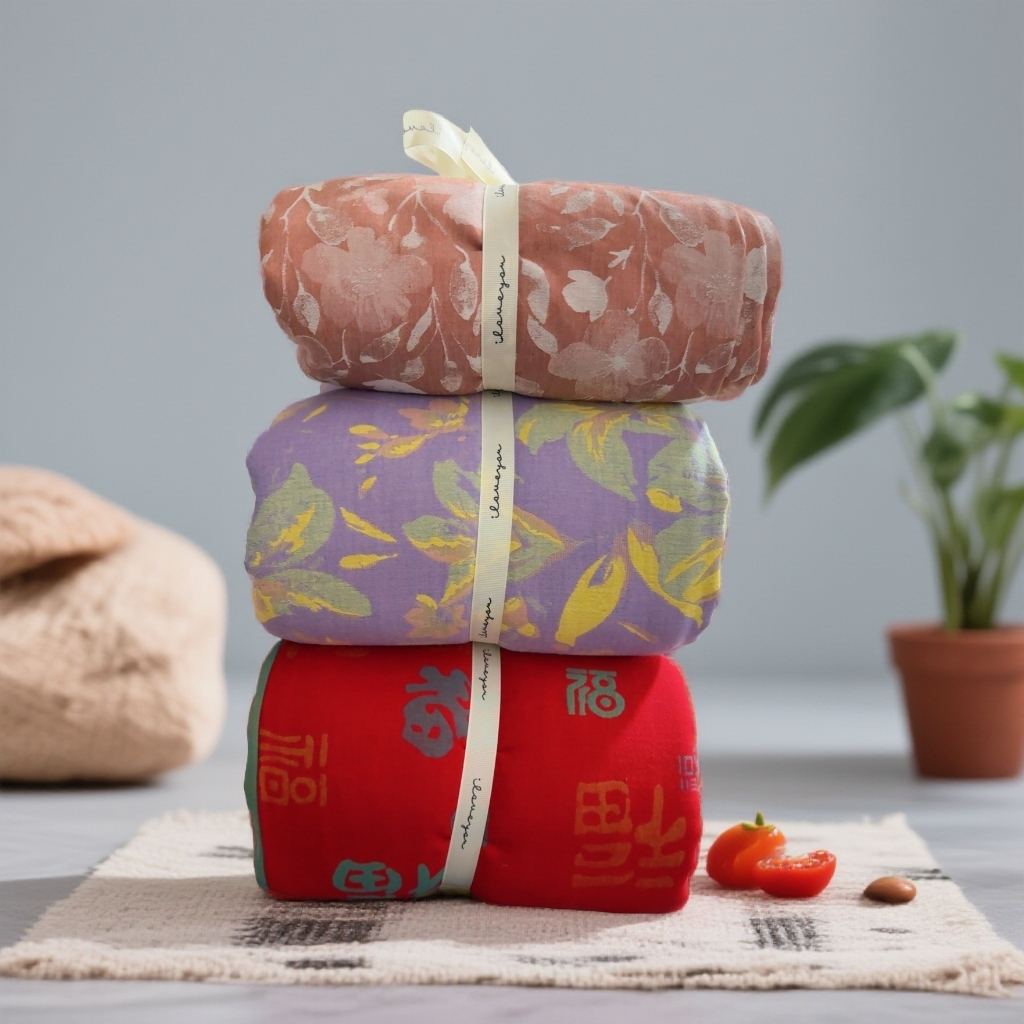 整张中高端全棉双层纱，单层纱提花四件套默认微瑕洗过不售后