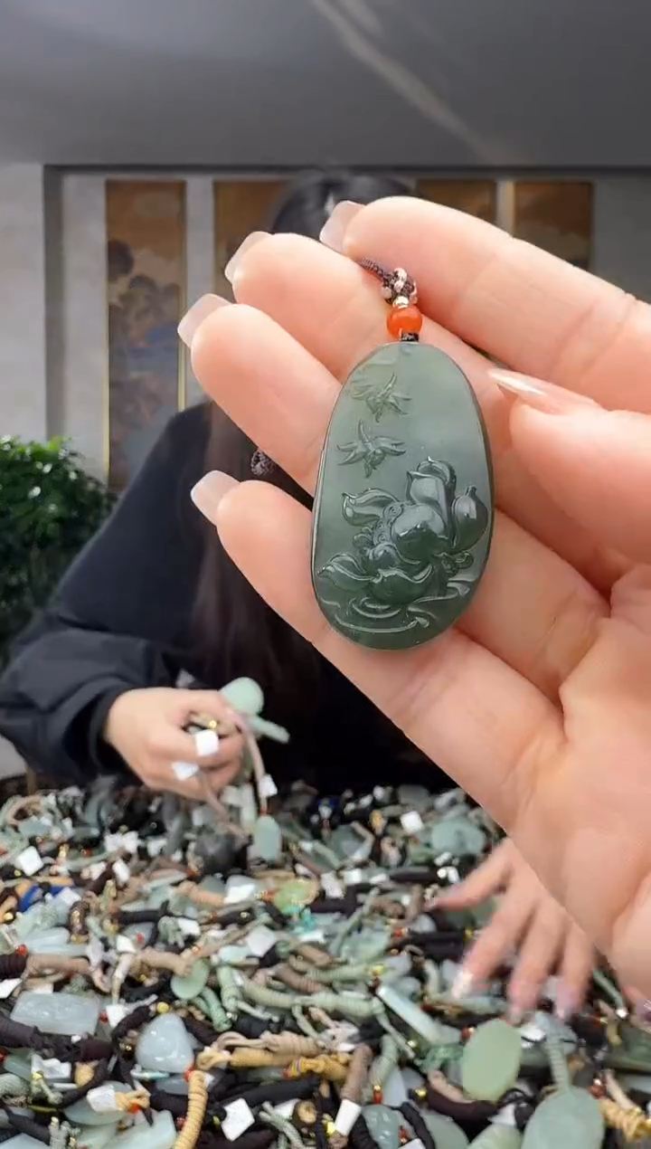 颈饰未镶嵌和田玉拍一发一多样性发货