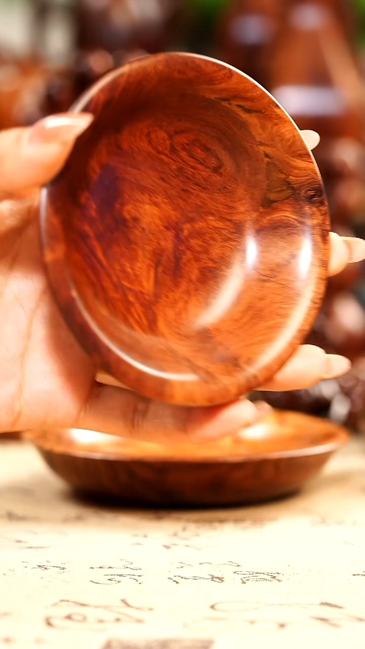 把件黄花梨/降香黄檀K****️海南黄花梨老料器型碗