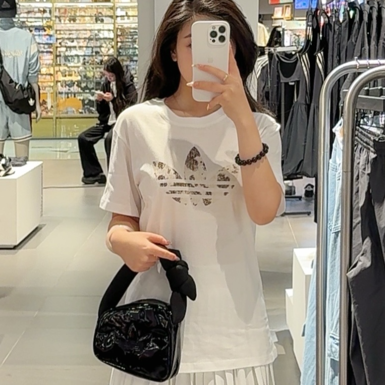 adidas阿迪达斯三叶草夏季新款LOGO休闲运动短袖KA2685