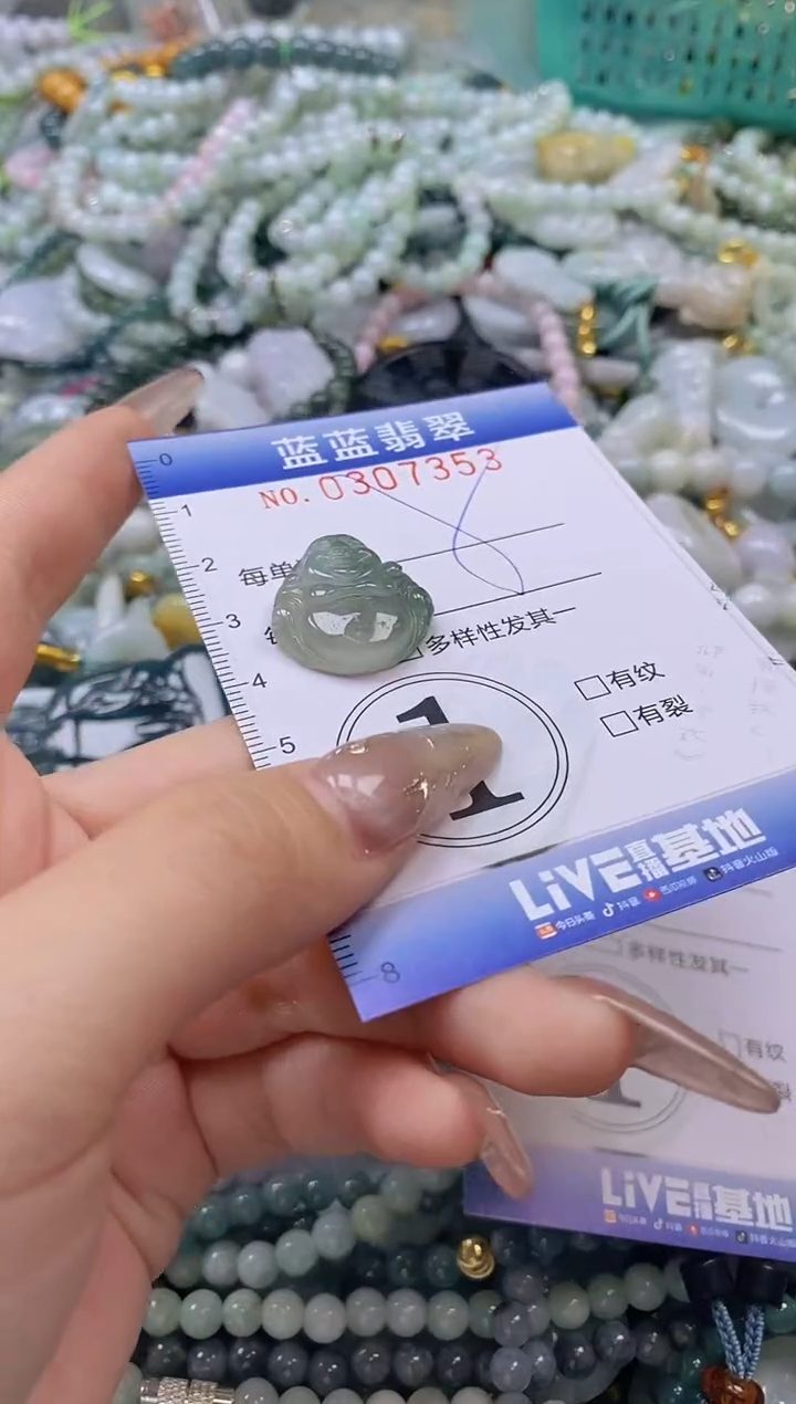 翡翠未镶嵌颈饰闪购0307353