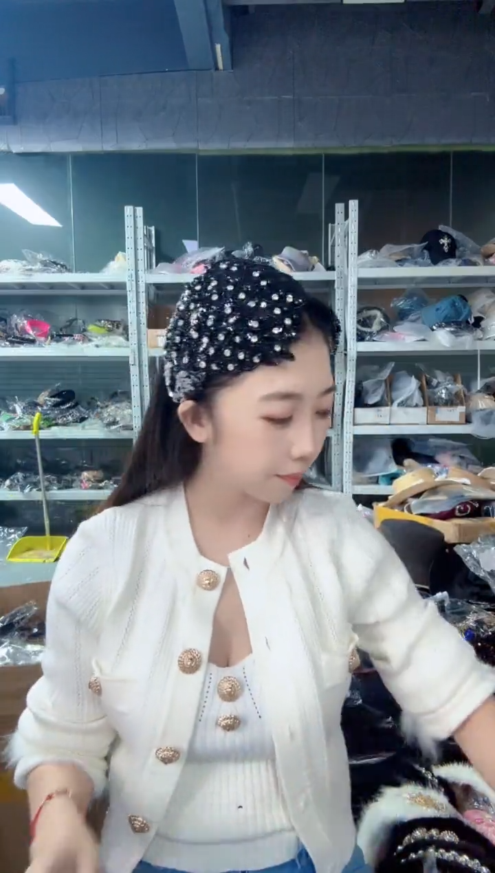 人造彩棉菲梵定制原创发箍-190