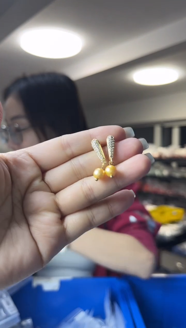 未镶嵌耳饰海水珍珠（多样性发一件）