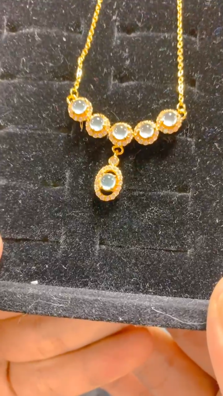 【闪购商品】翡翠套链未镶嵌0397092819多样性发其一