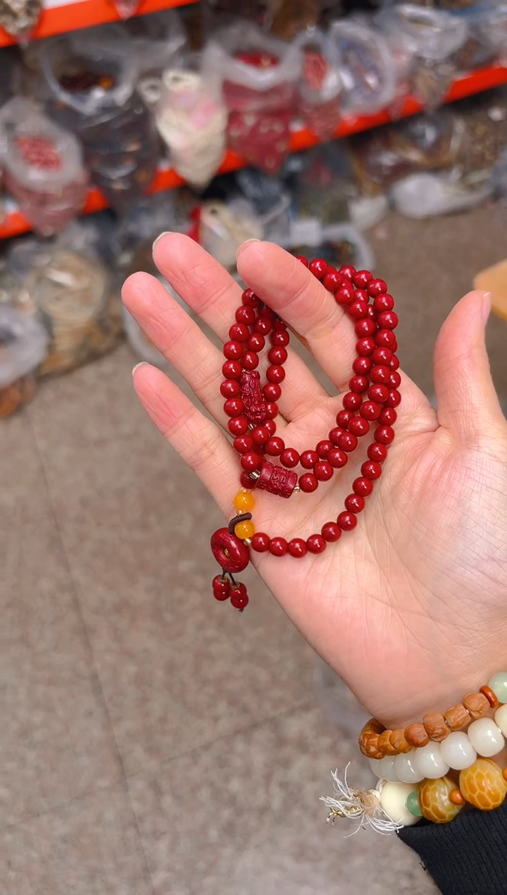 吊坠粉压象牙果沙沙3圈