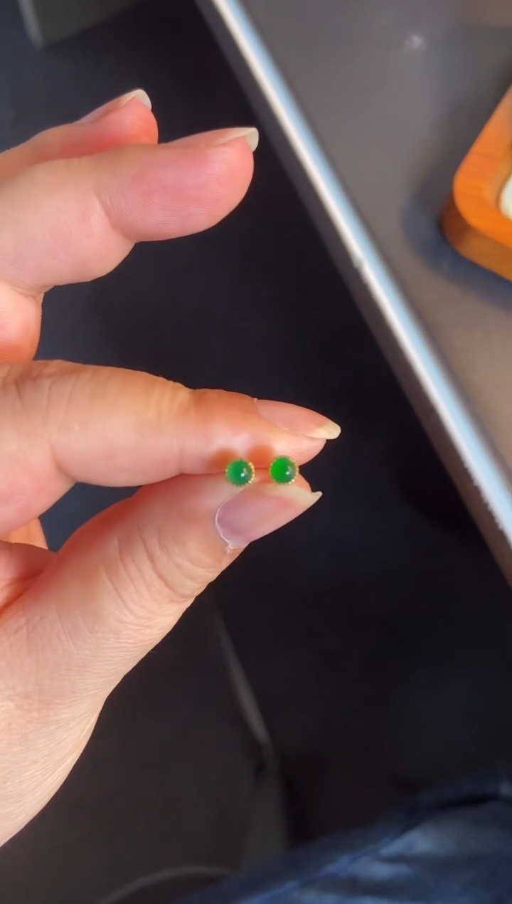 吊坠(不含链)银S925镶嵌翡翠1