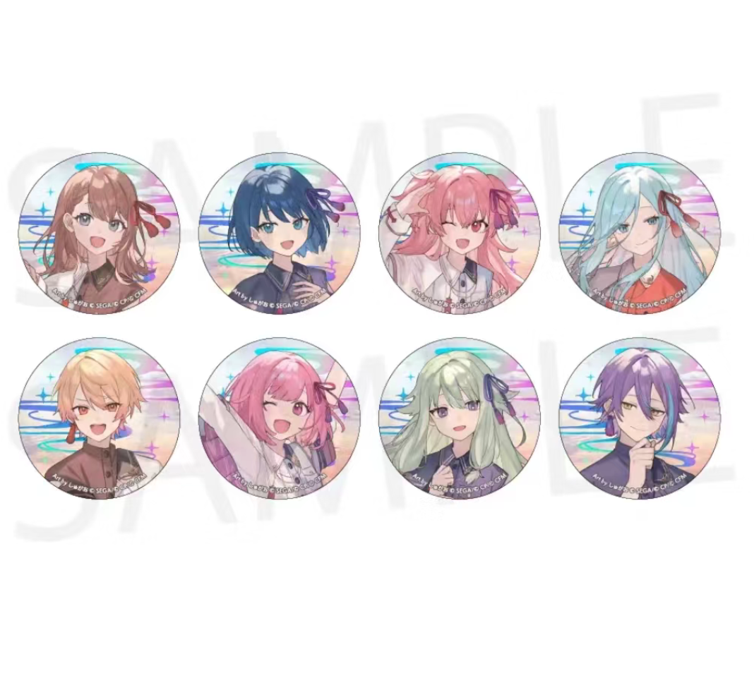 世界计划pjsk4th和风吧唧C池 圆徽章（默认代拆，未成年禁止下单）