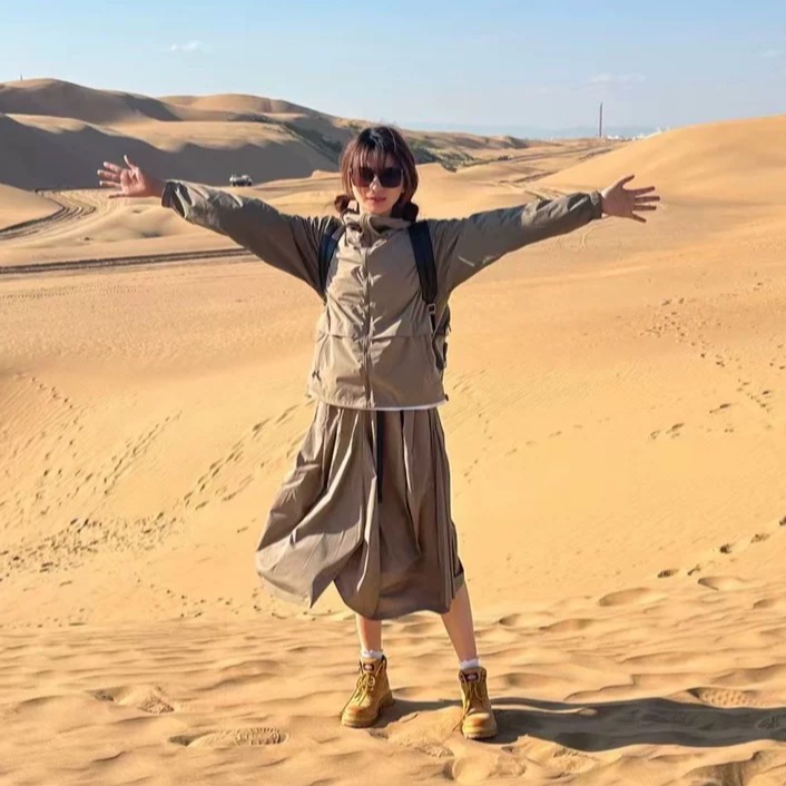 真原纱·新凉皮·速干户外裤裙垂坠感显瘦遮肚肉战术裙裤