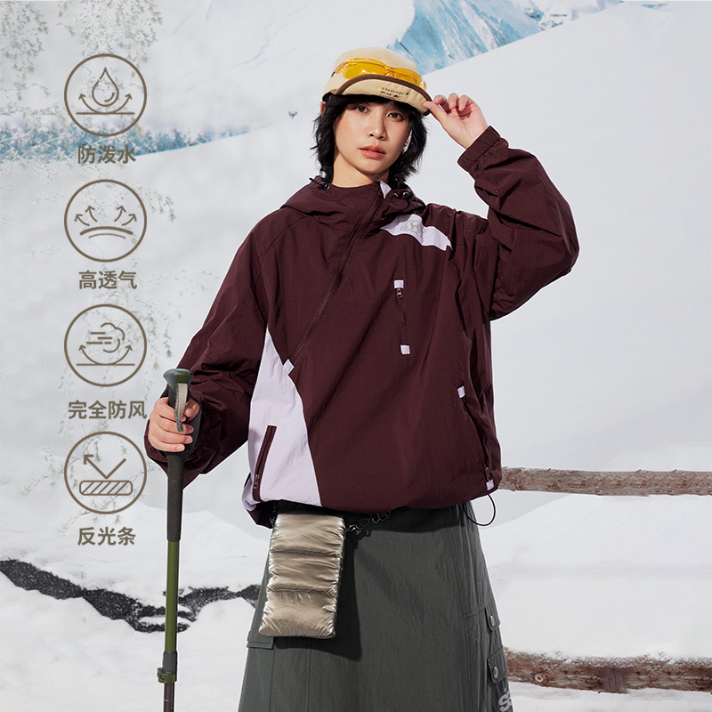 【年终回馈】早乙女惠子saotome 复古斜门襟拼色三防反光夹克3302