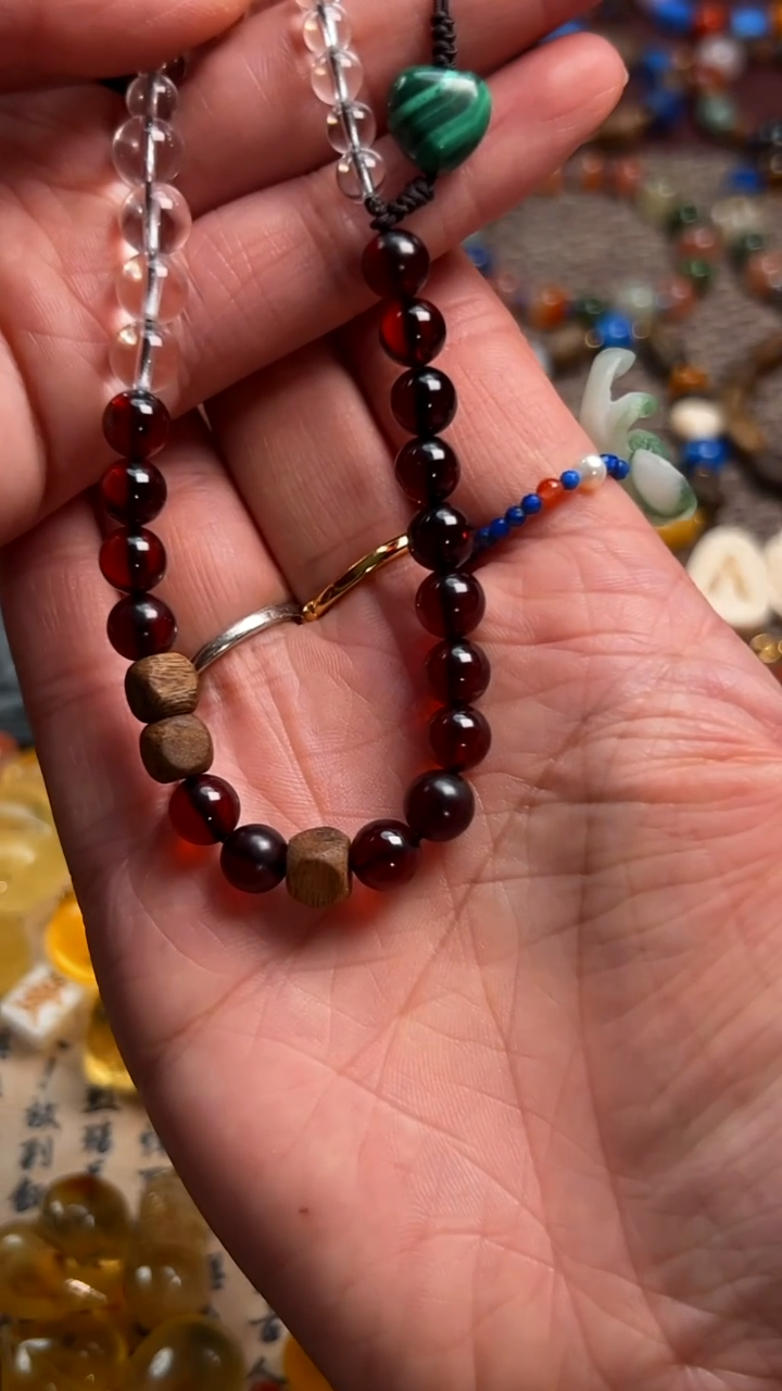 套链银S925镶嵌水晶挂件水晶