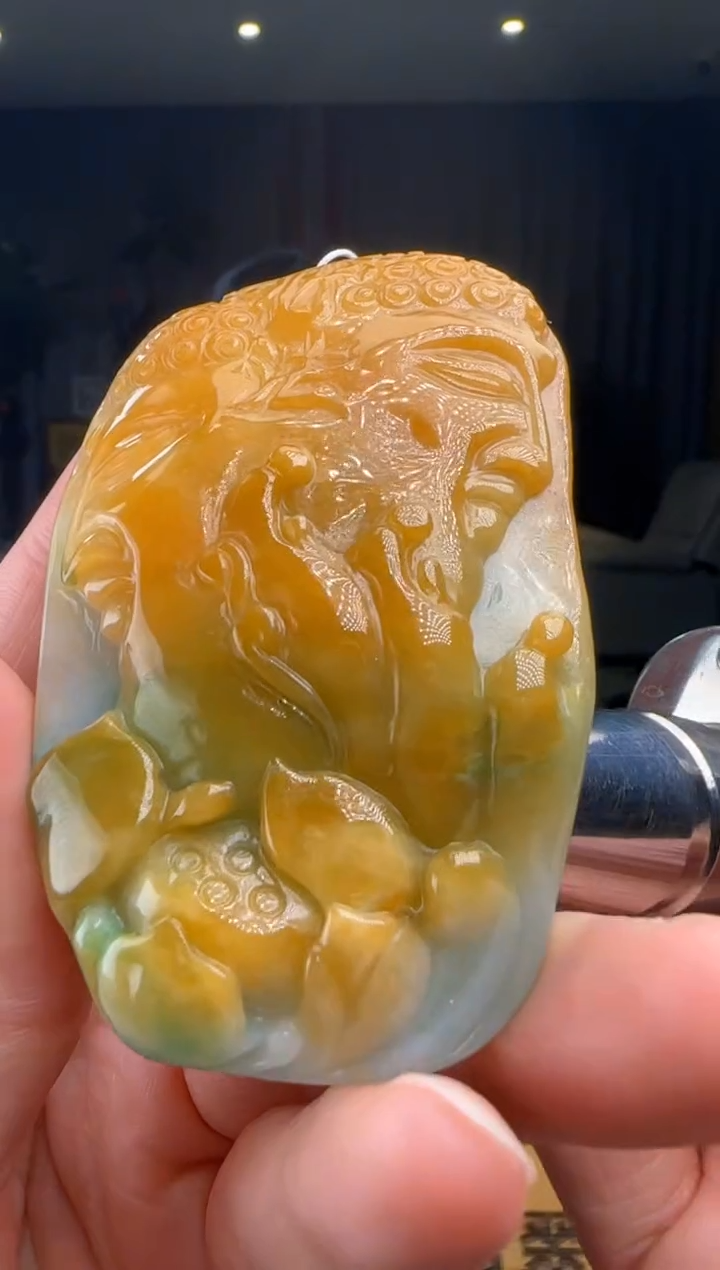 【闪购商品】翡翠吊坠(不含链)未镶嵌DY@@960Q7J02493