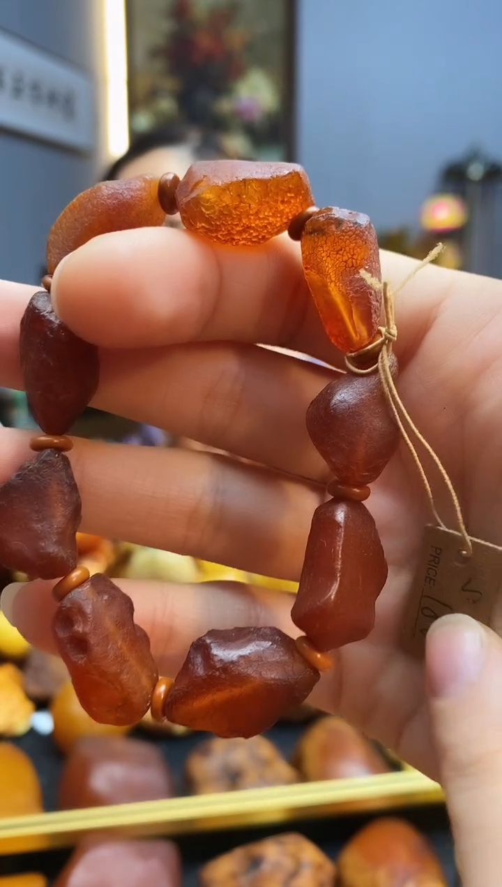 手串琥珀未镶嵌手串