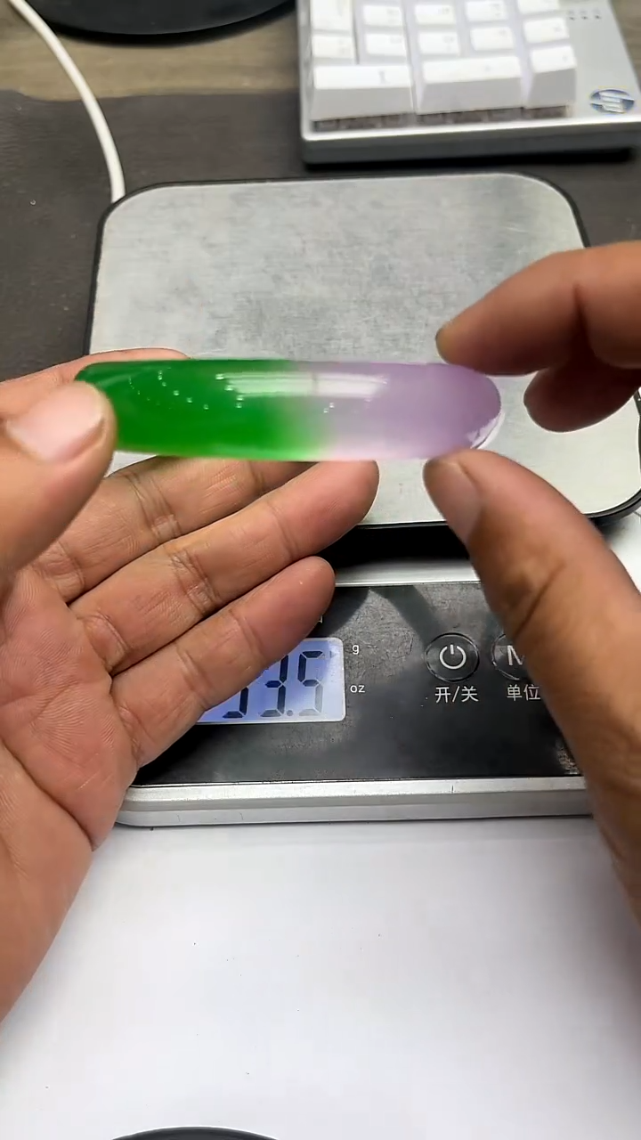 老板推荐紫罗兰半山半水手镯