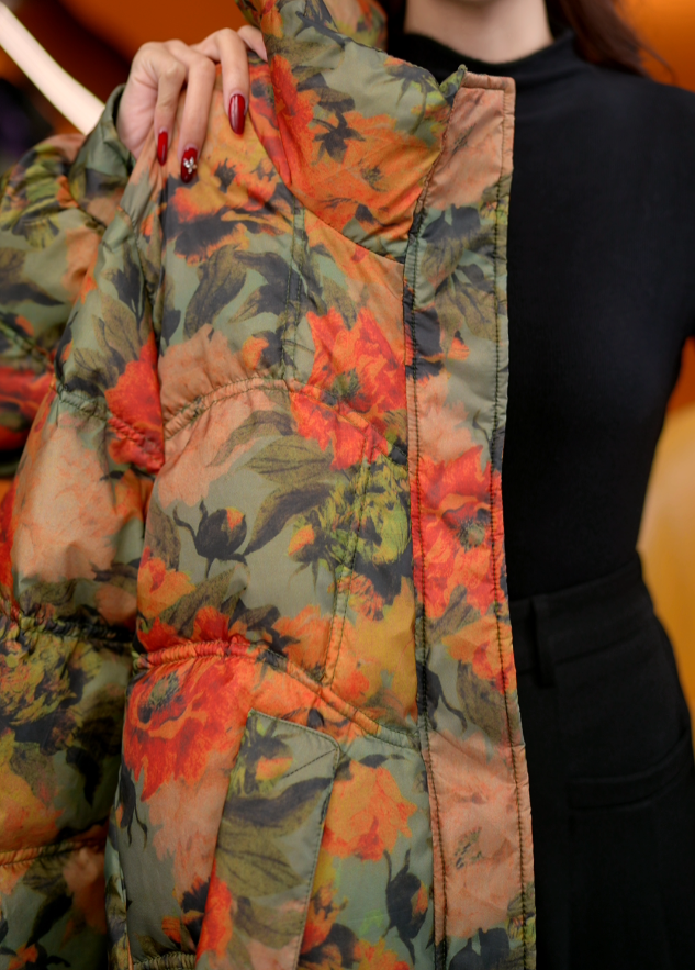 【甄选大朵鸭绒】2025杭州原版正品保暖气质修身羽绒服ZF-R059-KK