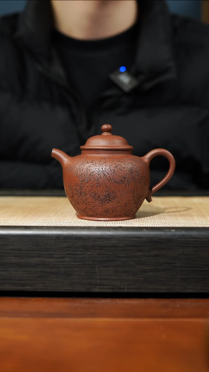 【闪购商品】紫砂茶壶155cc底槽清宫灯