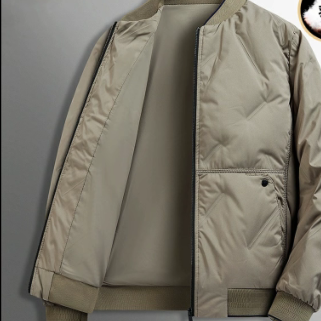 保暖立领螺纹短款厚款免烫休闲加厚冬季青年棉服