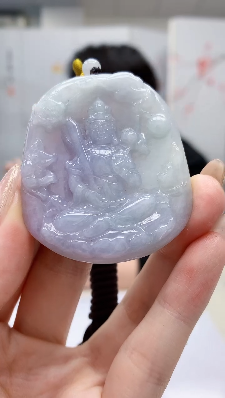 【闪购商品】定制翡翠未镶嵌5060jw-毛货挂件357