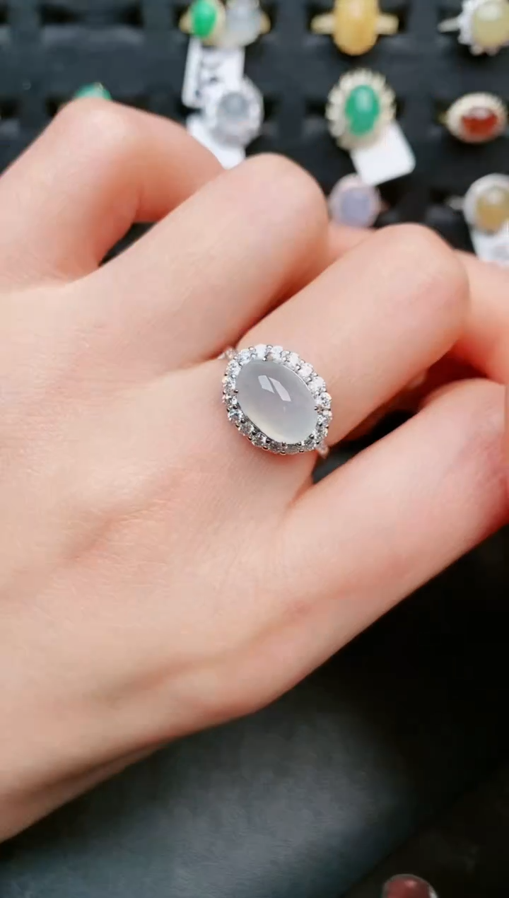 【闪购商品】翡翠戒指银S925镶嵌.....