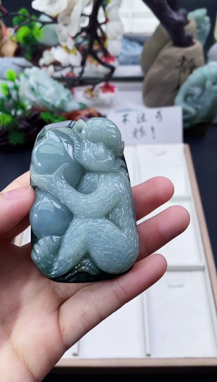 颈饰未镶嵌翡翠天然缅甸A货翡翠