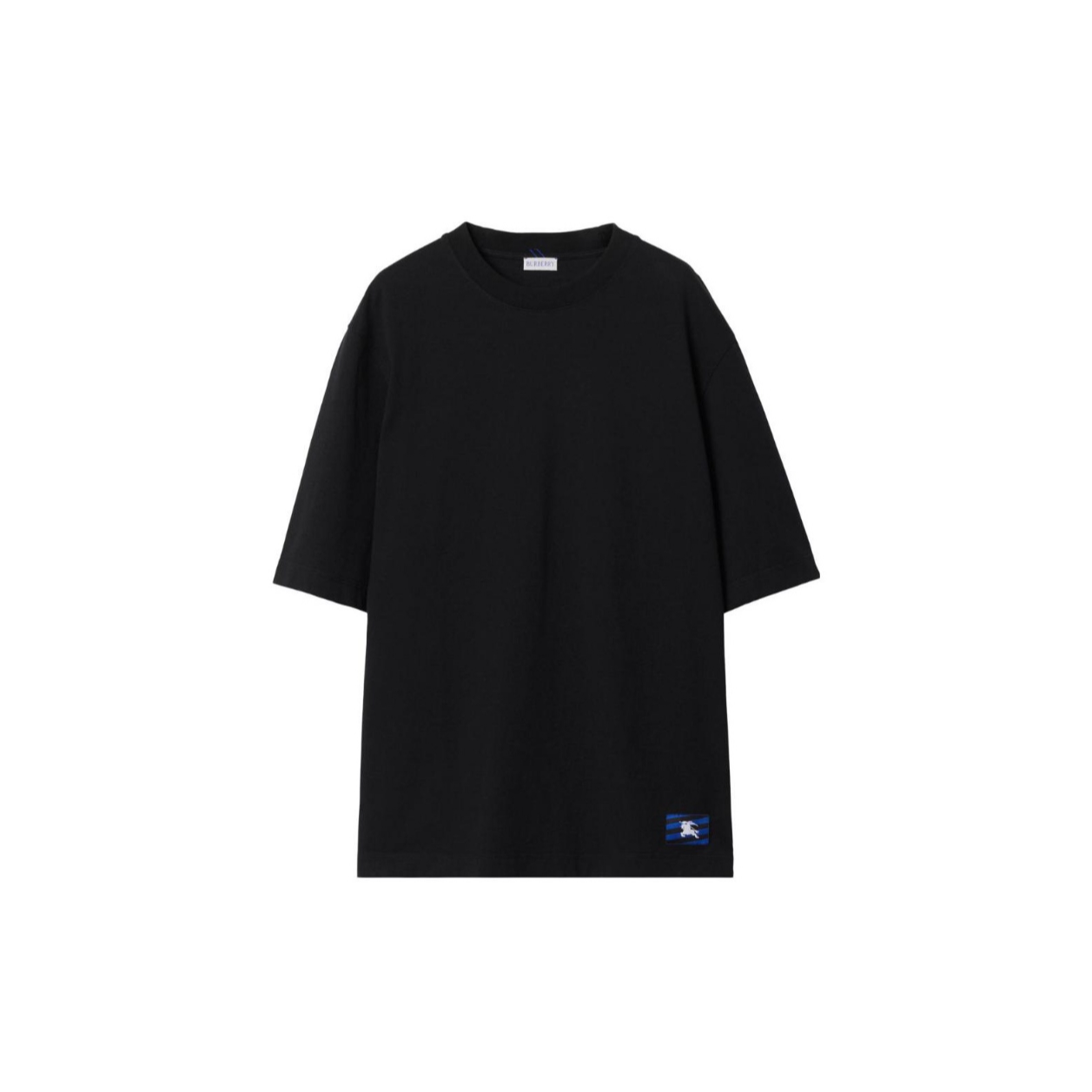 Burberry博柏利 FW23 纯色圆领休闲短袖T恤 男款 黑色80808141