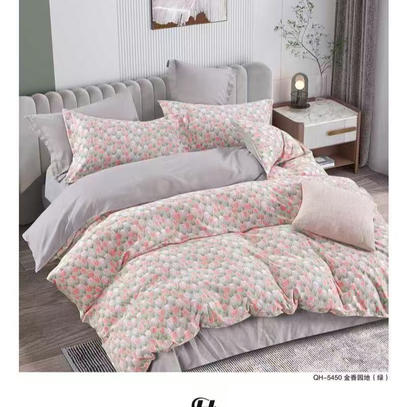 新款双层纱小奶棉被罩2米x2.3米