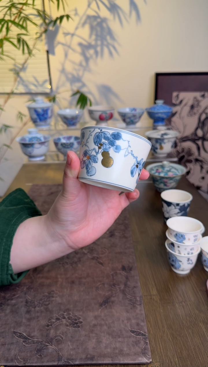 【闪购商品】景德镇手绘茶杯茶杯