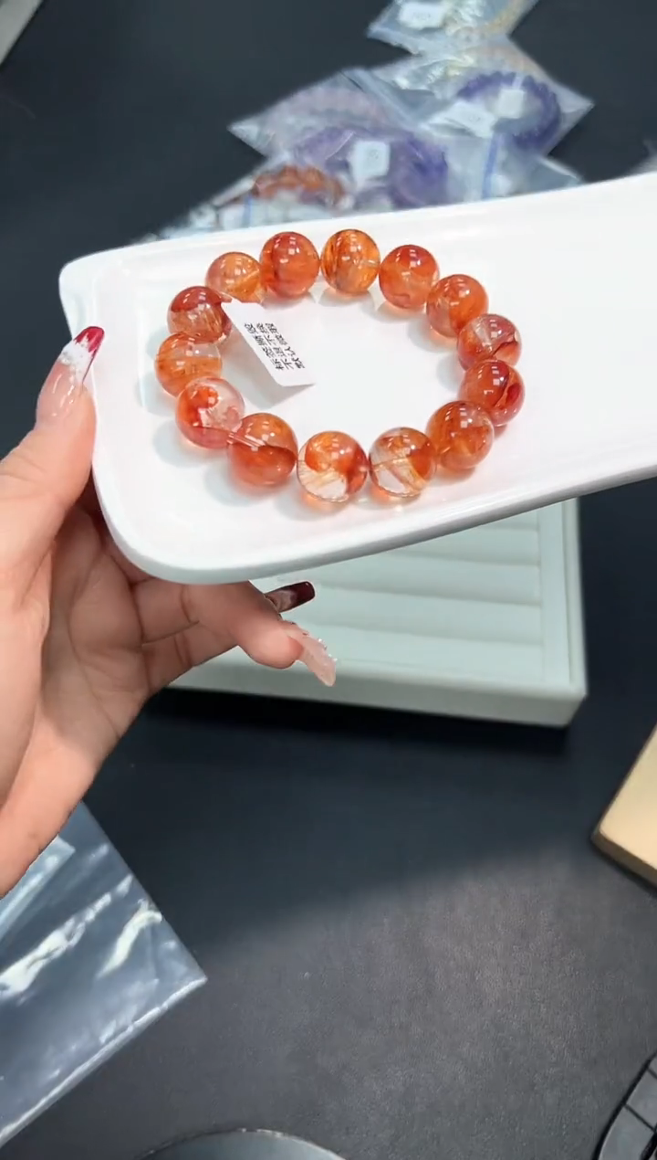 【闪购商品】水晶手串未镶嵌57G多样性发其一/1条默认微瑕