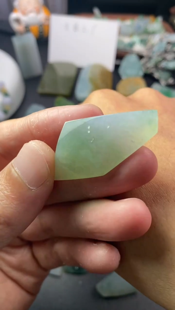 未镶嵌定制翡翠翡翠片料定制未镶嵌12.26-9