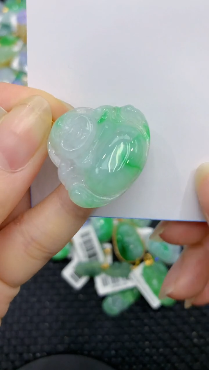 【闪购商品】翡翠颈饰18K金镶嵌8888888888