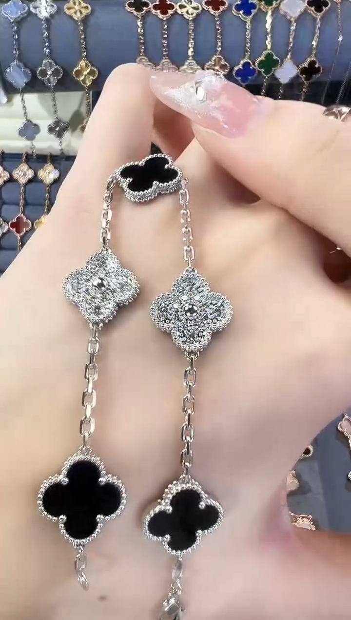 【闪购商品】玛瑙/玉髓手链18K金镶嵌手链