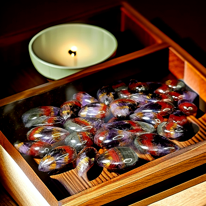 四色极光水滴吊坠【芳芳寻宝】-多样性发其一