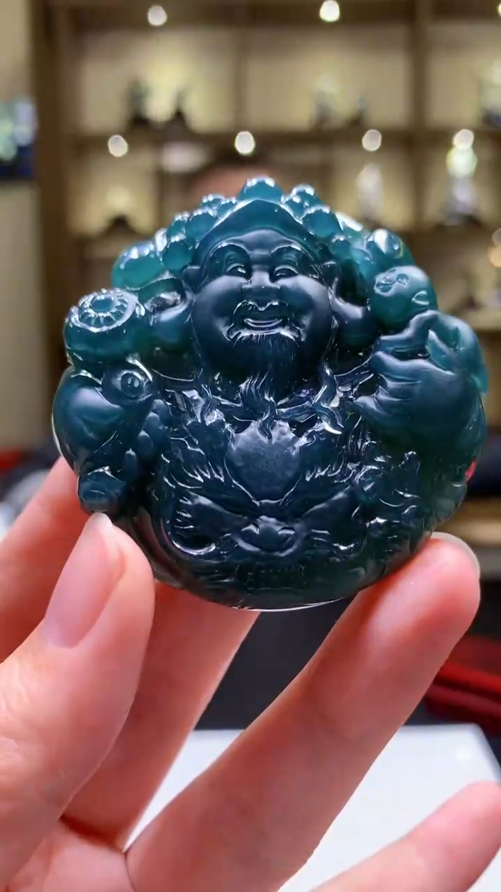 【闪购商品】定制翡翠未镶嵌8054yx-毛货挂件64