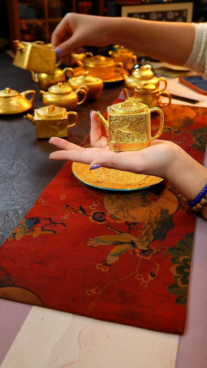茶杯紫砂Ｘ【宜景窑系列】金壶