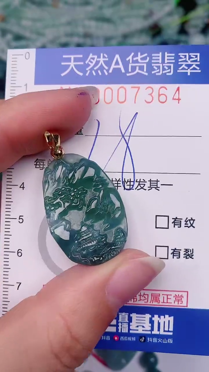 【闪购商品】翡翠颈饰未镶嵌00007364