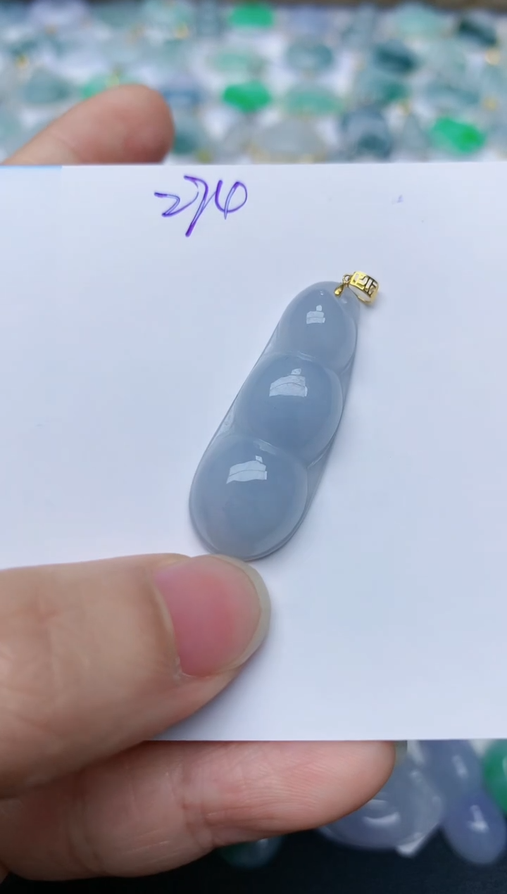 【闪购商品】翡翠颈饰18K金镶嵌天然翡翠A货    274