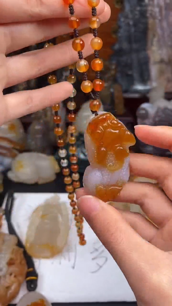 【闪购商品】玛瑙/玉髓颈饰未镶嵌AA
