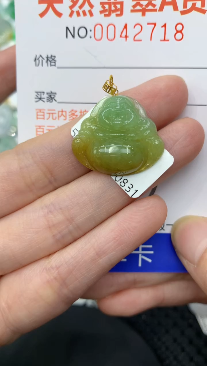 【闪购商品】翡翠颈饰18K金镶嵌111111111