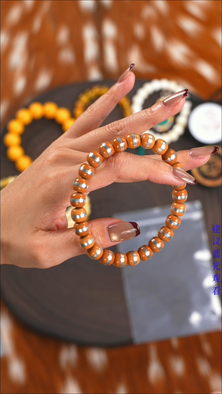 手串橄榄核帝*柒格律诗严选珠宝
