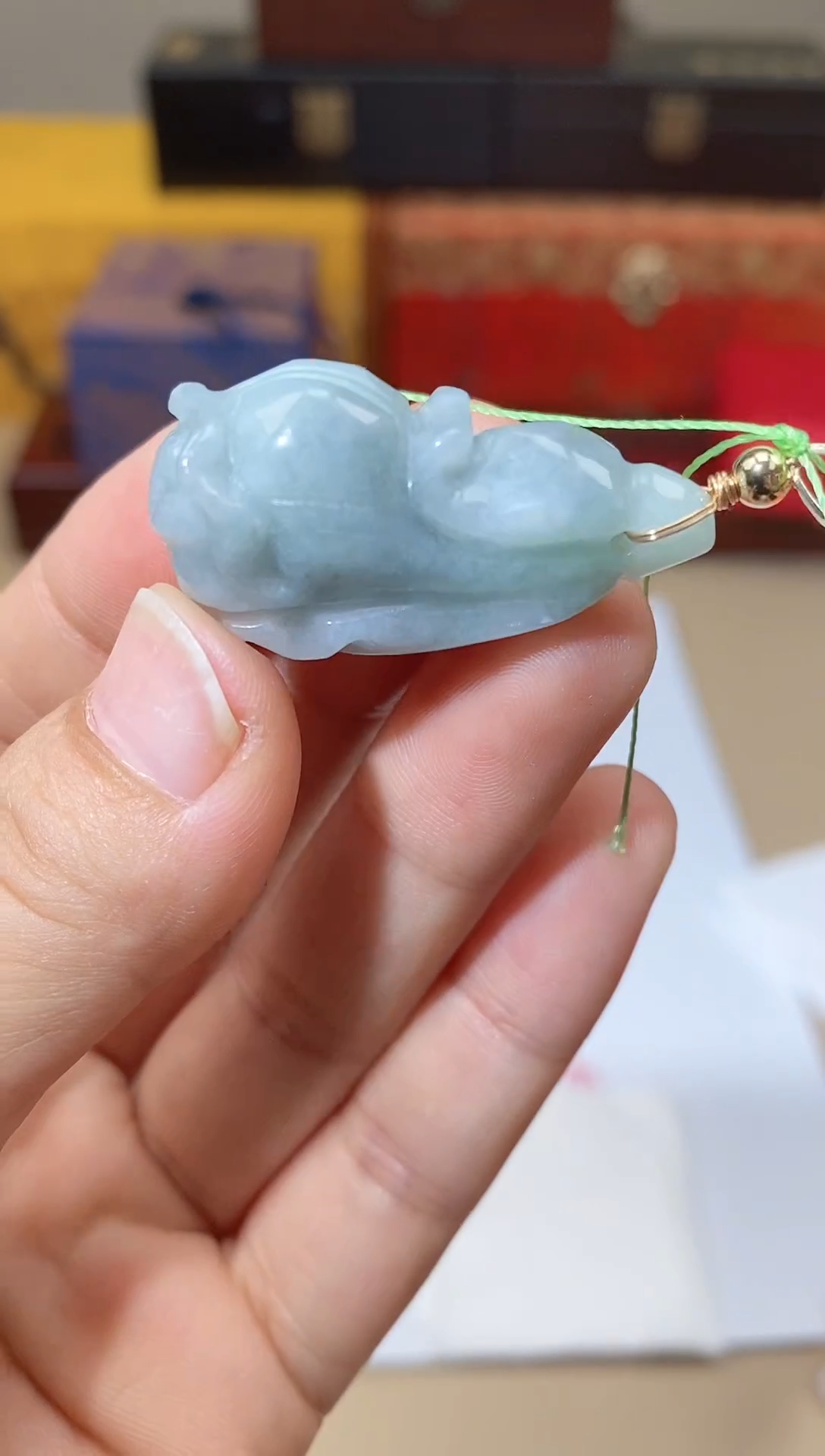 【闪购商品】翡翠颈饰未镶嵌天然A货翡翠