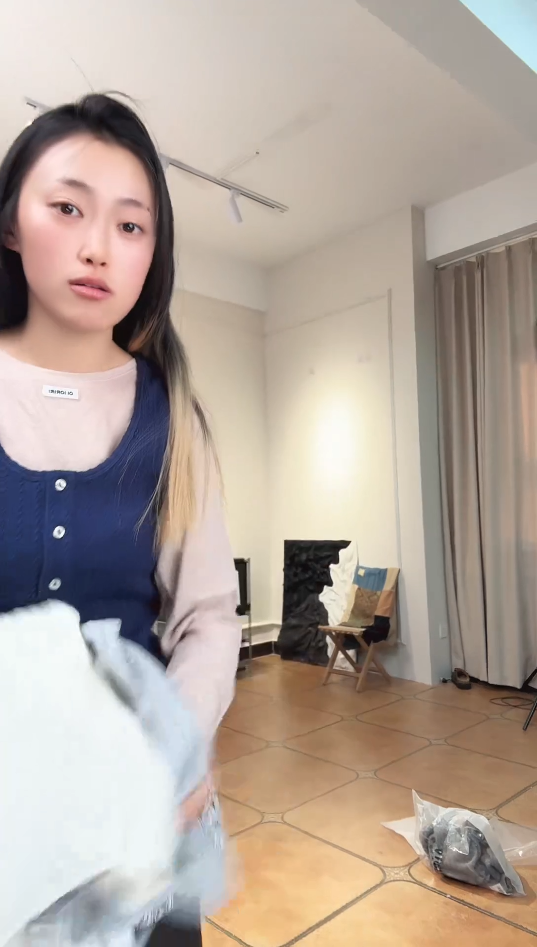 ?****主设计师品牌白色背心裙M码