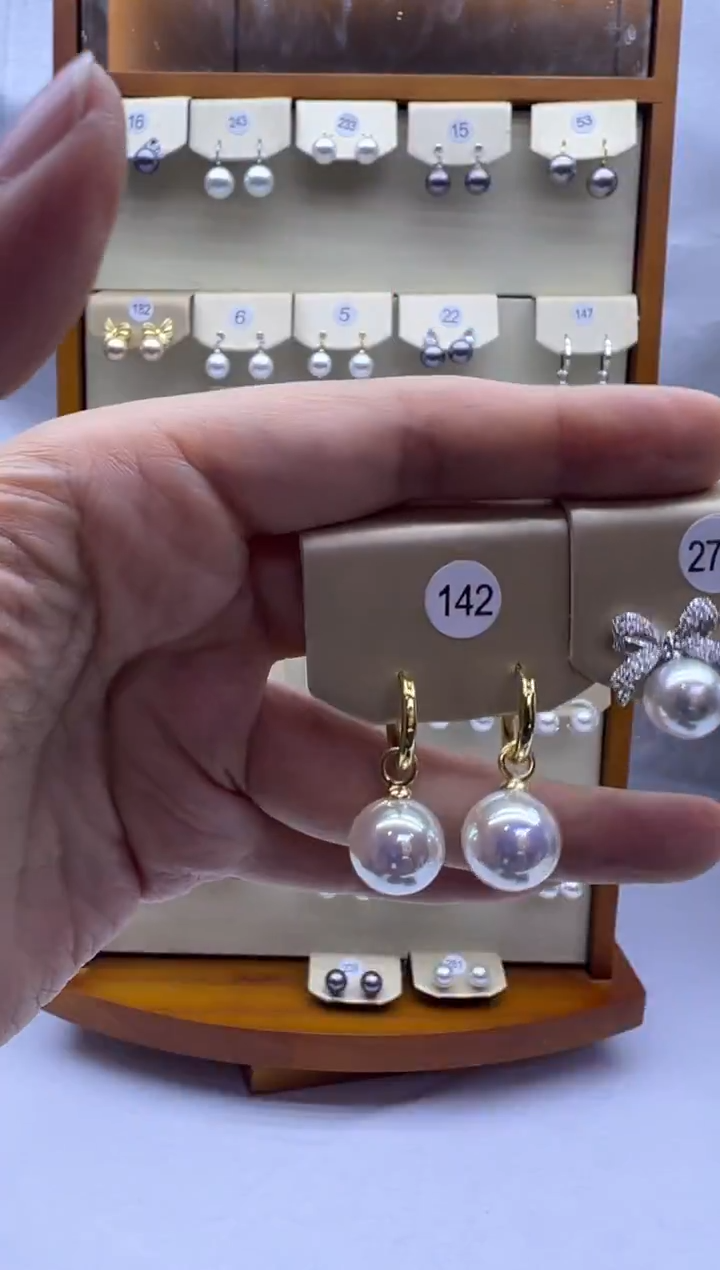 未镶嵌耳饰淡水珍珠142+279