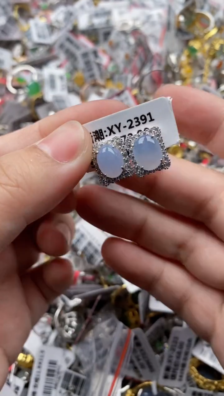 【闪购商品】翡翠戒指银S925镶嵌333333---10