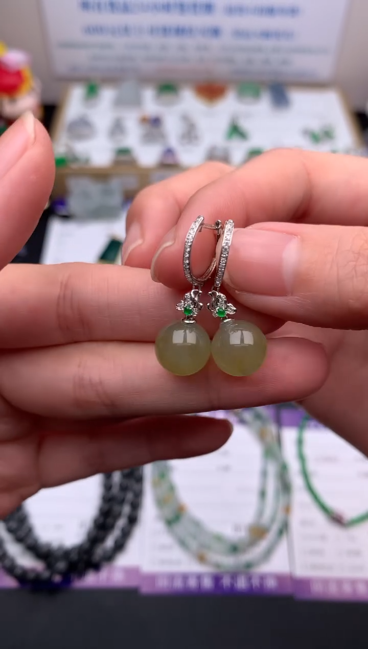 【闪购商品】定制翡翠18K金镶嵌模式推广期24小时鉴赏期