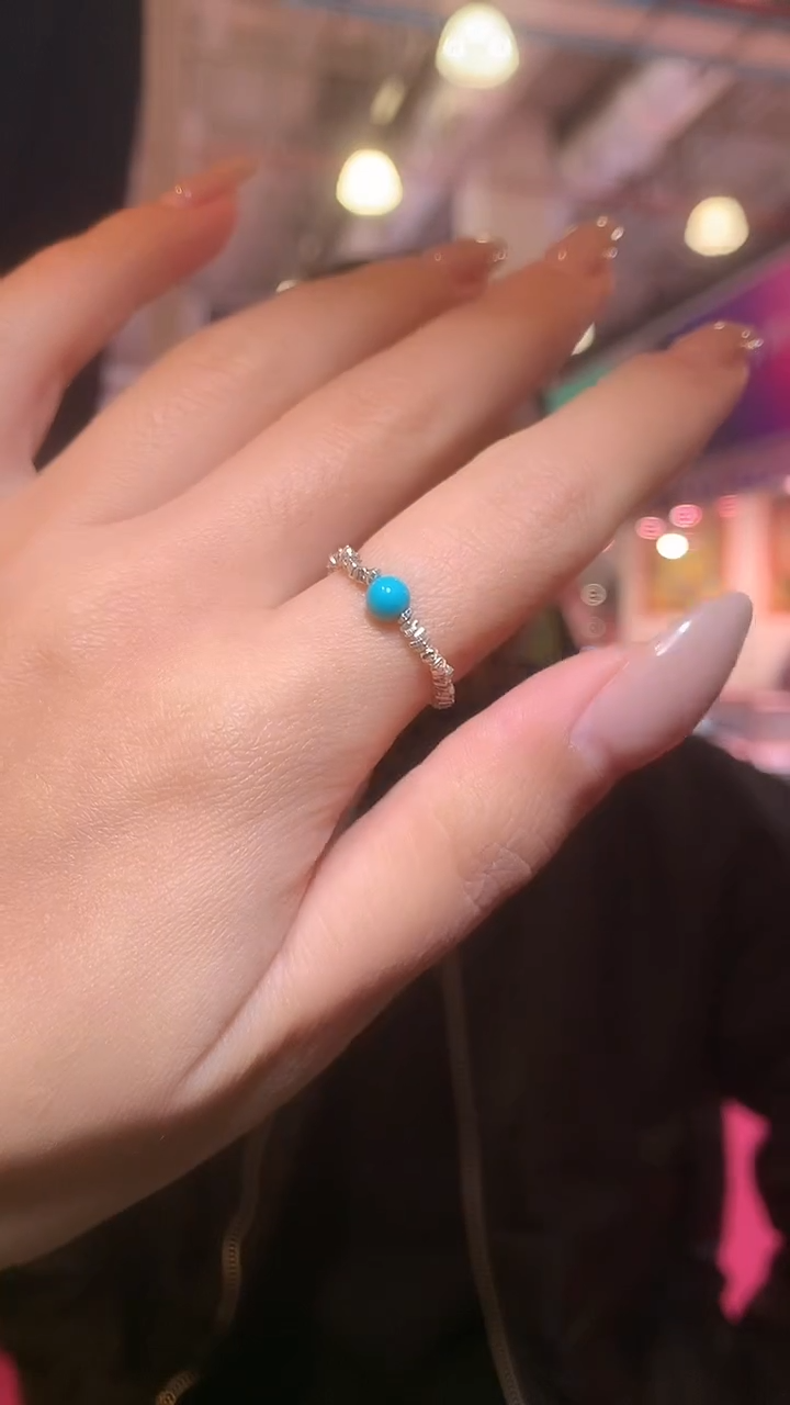 未镶嵌绿松石戒指【宝石世家严选】